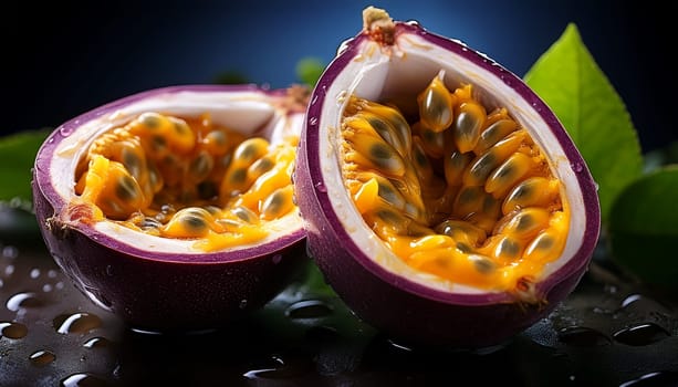 passion fruit vegetarian food AI generated image