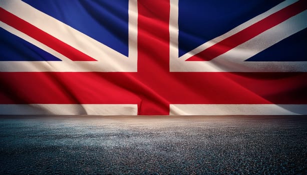 national flag of the United Kingdom aka Union Jack AI generated image