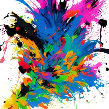 Art abstract background painting poster decor design image wallpaper graphic splash generated ai alt. High quality