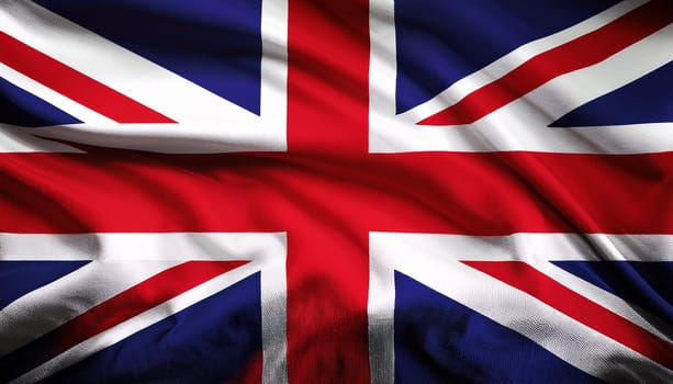 national flag of the United Kingdom aka Union Jack AI generated image