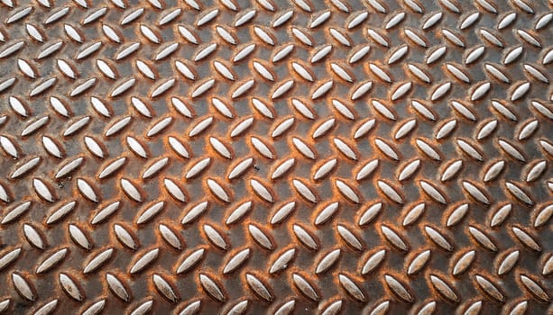 rusted steel mesh metal texture useful as a background AI generated image