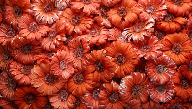 floral background full frame flat view AI generated image
