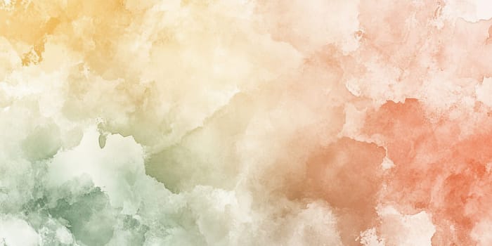 This background features a blend of watercolor textures in warm pastel colors.