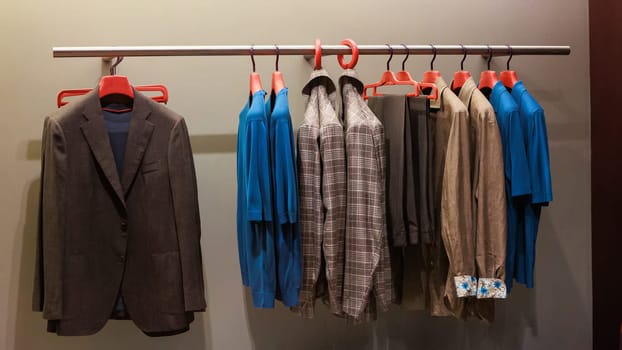 Luxury store with men clothing