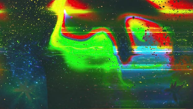 Bad signal, noise. Computer generated 3d render