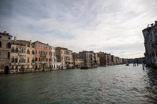 View of Canal Grande in San Polo district of Venice