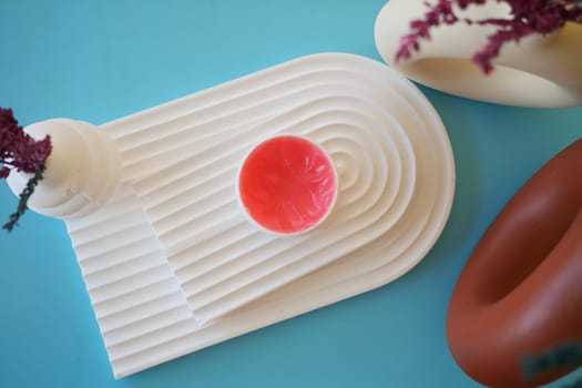 top view of petroleum jelly on a table ,