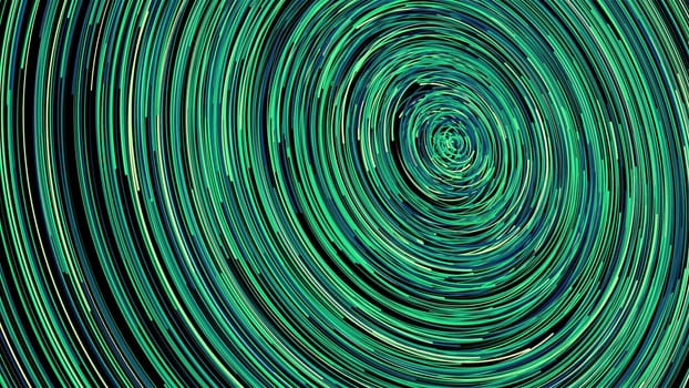 Abstract glowing trails. Computer generated 3d render