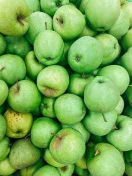 lots of fruits, apples for cooking as background
