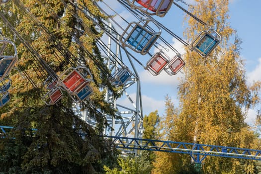 amusement carousel attractions for fun in park