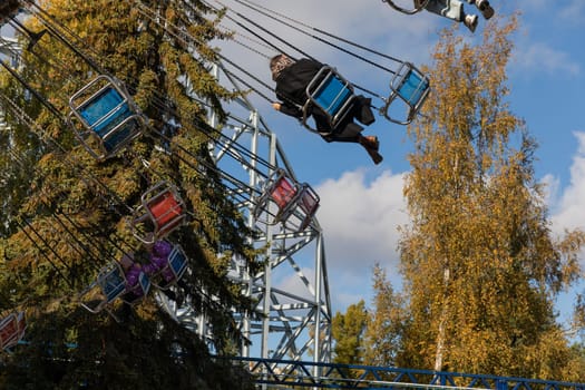 amusement carousel attractions for fun in park