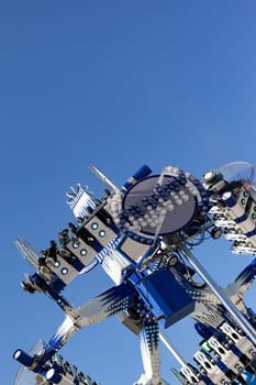 Thrill ride at a funfair
