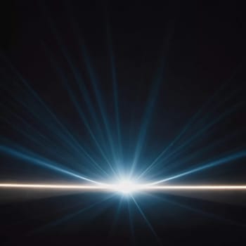 A brilliant beam of light cuts through the darkness, illuminating an unseen world. This radiant glow emerges softly at dawn, spreading hope and warmth across the expanse.