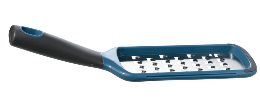 Metal vegetable grater on a isolated background, close up