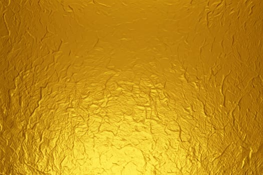 gold foil background with light reflections. golden textured abstract background