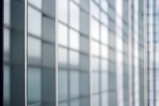 blurred abstract grey glass wall from building background. abstract architectural theme