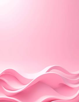 Soft pink waves undulate gently across a tranquil surface, reflecting light with a smooth finish. This artistic backdrop inspires creativity and enhances vibrant designs effortlessly.