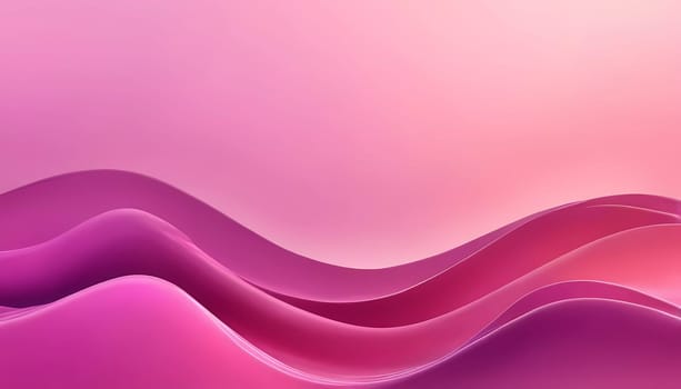Gentle curves of pink waves blend harmoniously, evoking a sense of calm and creativity. This abstract design invites viewers to immerse in its soothing flow and vibrant hues.