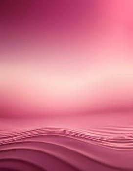 Soft pink waves create an enchanting visual flow, blending harmoniously with a rich background. This artwork evokes a sense of tranquility and artistic beauty in its abstract design.