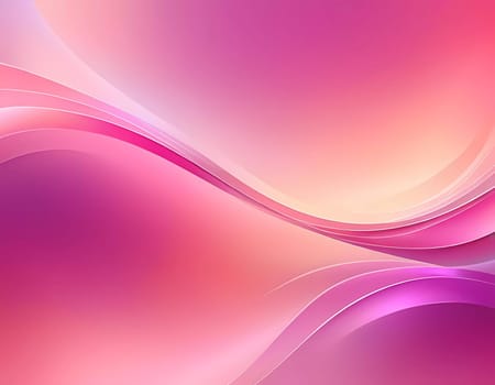 Soft pink waves flow gracefully across the canvas, blending into warm hues that evoke a sense of calm and creativity. The abstract design invites exploration of imagination and emotion.
