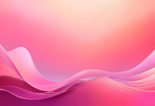Gentle pink waves form a captivating abstract pattern, flowing seamlessly across the canvas.