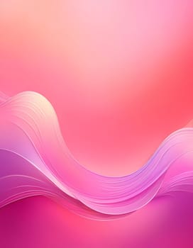 Soft pink waves flow gracefully across a serene backdrop, merging into vibrant hues. This abstract design captures a moment of tranquility and artistic expression.