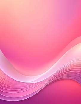 Flowing pink waves gracefully move across a soothing gradient backdrop, enhancing artistic vibes and evoking a sense of tranquility and imagination, perfect for inspiration