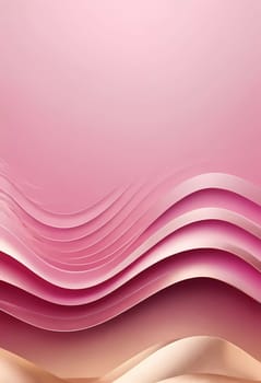 Soft pink waves flow gracefully across the canvas, blending smoothly to create a soothing yet vibrant atmosphere, perfect for inspiring imagination and calm.