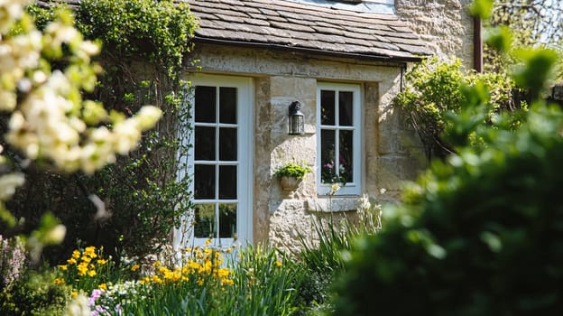 English rose garden, elegant floral archways, and serene countryside landscapes. Timeless charm, pastel hues, and romantic beauty create an enchanting outdoor retreat idea