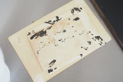 Vintage postcard showing smudged text and a worn-out appearance.