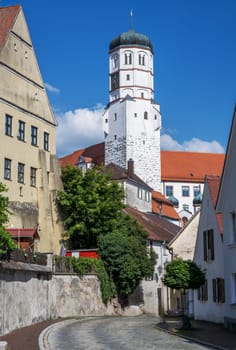 Historic old town of Dillingen (Bavaria, Germany)
