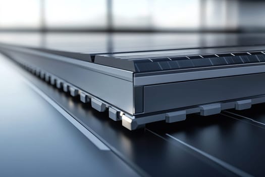 Sleek design emphasizes innovation in sustainable power generation.