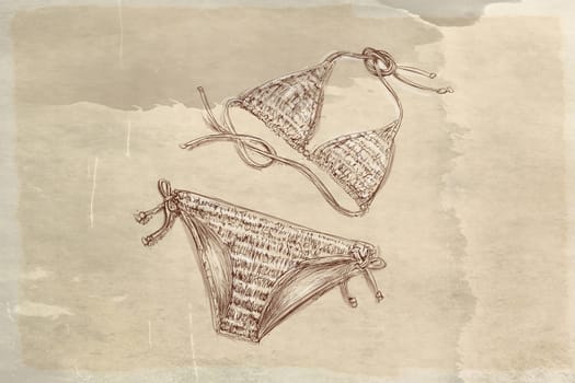 hand drawn illustrations portraits, animal objects and landscapes
