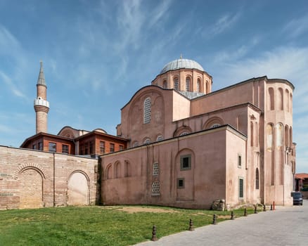 Zeyrek Mosque, or Molla Zeyrek Camii, 14t century Middle Byzantine architecture style mosque, formerly Monastery of the Pantokrator, located in Fazilet street, Zeyrek district, Fatih, Istanbul, Turkey