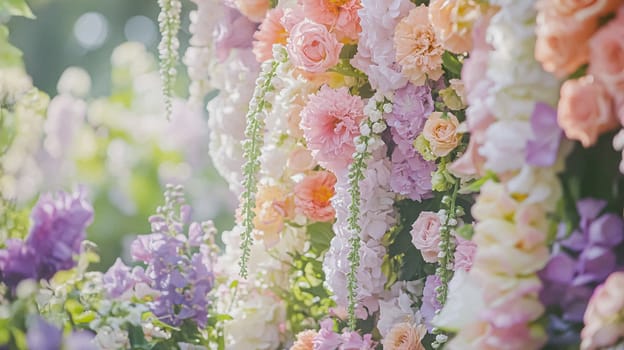 Elegant English afternoon tea setting in the countryside garden idea