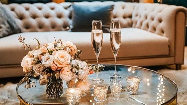 New Year party decor, home decoration for festive holiday celebrations