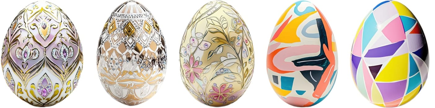An exquisite and remarkable collection of beautifully designed decorative Easter eggs perfect for celebrations