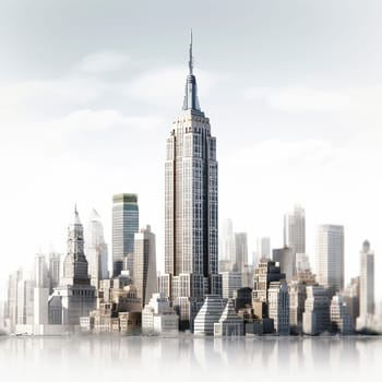 New York city created with generative AI.