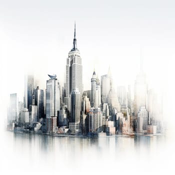 New York city created with generative AI.