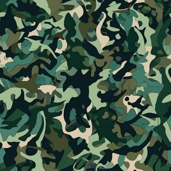Camouflage repetitive seamless pattern, created with generative AI