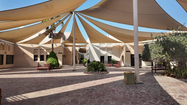qatar doha 4 february 2025 Discover a charming alley at qatar cultural village.