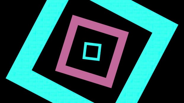 Abstract Squares shapes. Computer generated 3d render