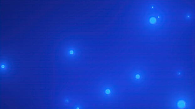 Flickering blue lights. Computer generated 3d render