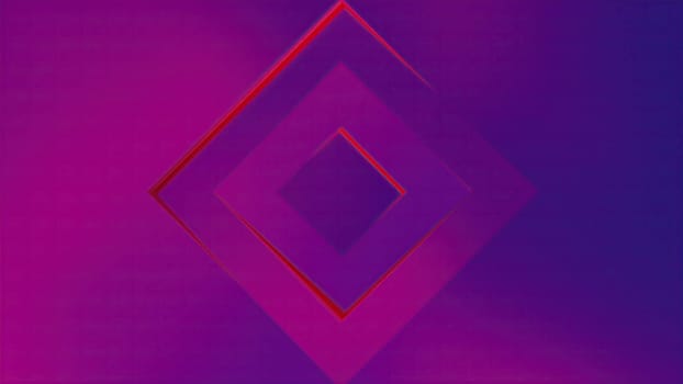 Pink and violet background with squares. Computer generated 3d render