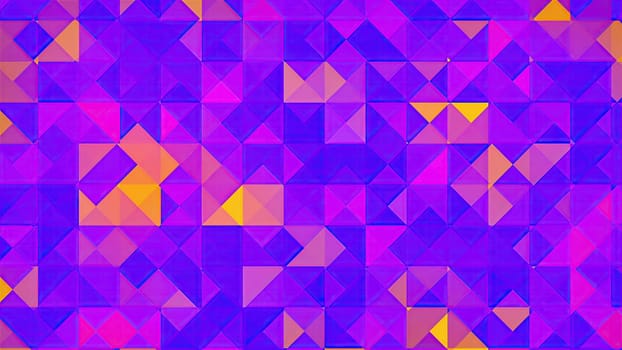 Abstract triangles pattern. Computer generated 3d render