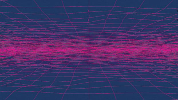 VHS retro neon background. Computer generated 3d render