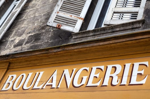 Facade of a French bakery