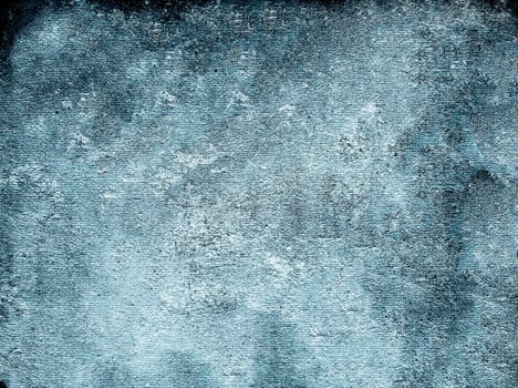 Black and blue rough and scratched surface with embossed texture and grunge-style spots