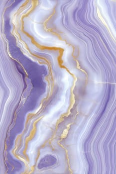 Elegant purple marble background with smooth golden veins, creating a luxurious texture ideal for high-end design, digital art, and creative projects.