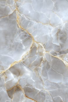 A hyper-realistic close-up of a stunning white marble surface featuring delicate golden veins, perfect for high-end backgrounds and creative designs.